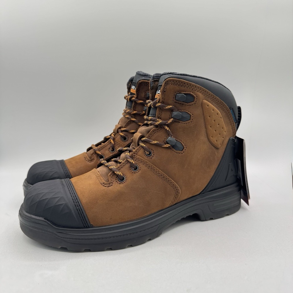Ariat Turbo Outlaw 6" H2O Boots Men's Size 11.5 D Barley Brown Soft Toe